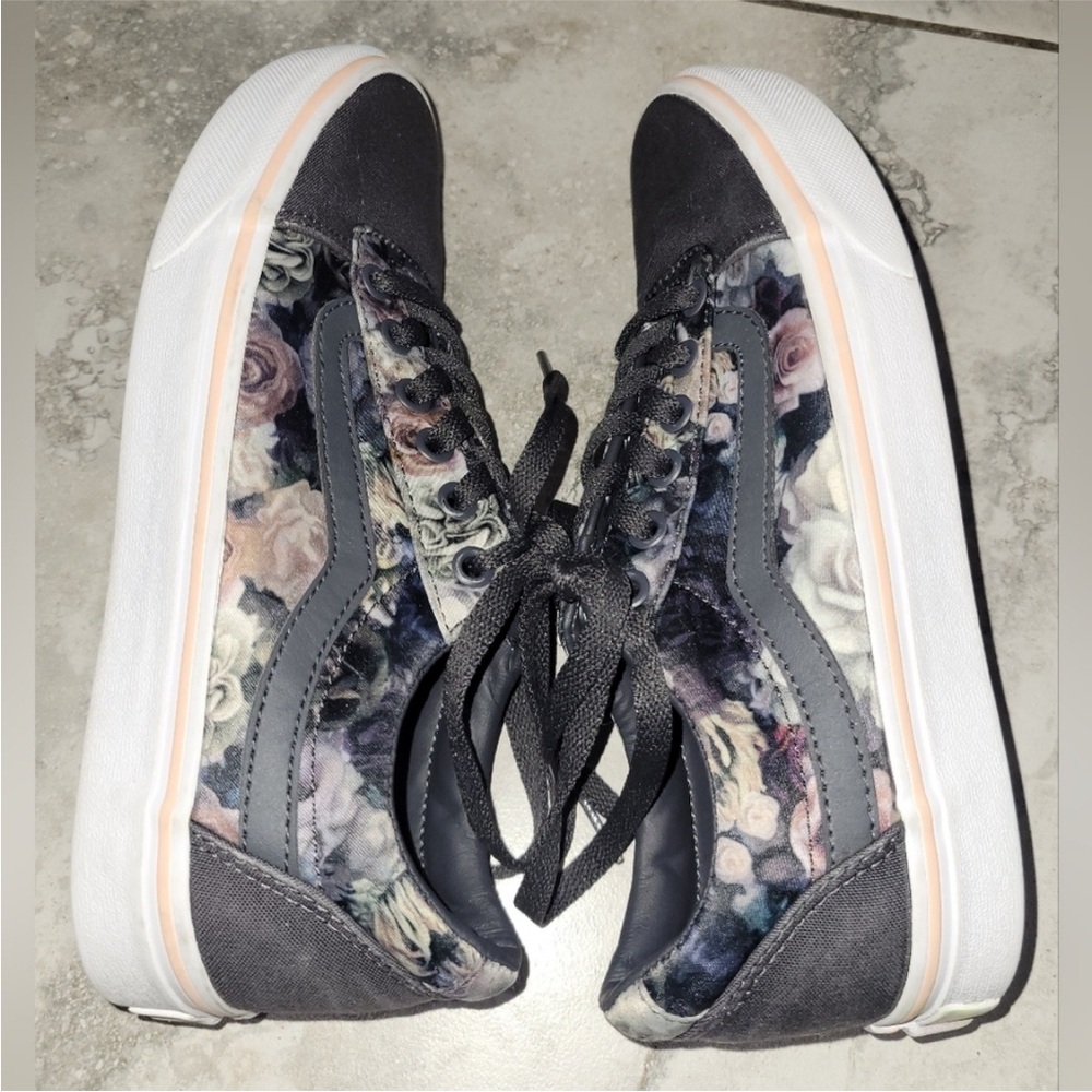 Vans Satin Rose Sneakers